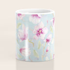 Hygge Hand Painted Watercolor Magnolia Blossoms Coffee Mug Gallery Image 4