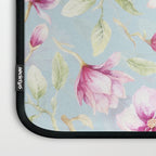 Hygge Hand Painted Watercolor Magnolia Blossoms Laptop Sleeve Gallery Image 3