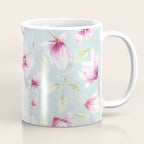 Hygge Hand Painted Watercolor Magnolia Blossoms Coffee Mug Gallery Image 1