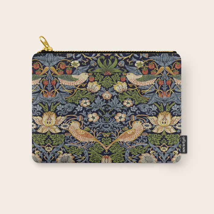 William Morris Strawberry Thief pattern Carry All Pouch Gallery Image 1
