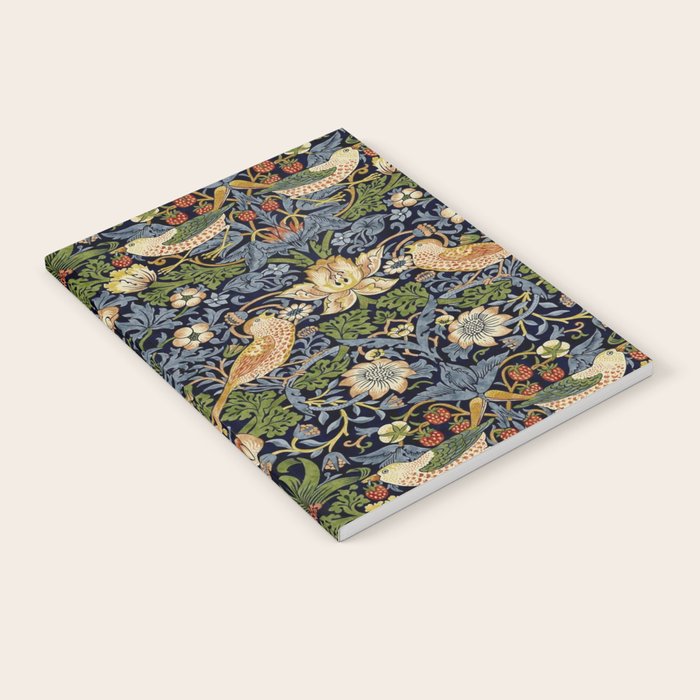 William Morris Strawberry Thief pattern Notebook Gallery Image 1