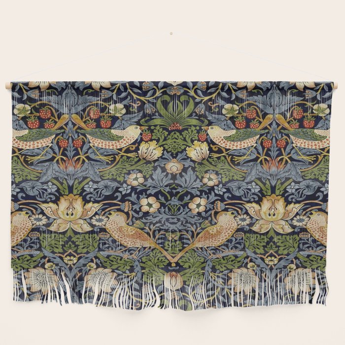 William Morris Strawberry Thief pattern Wall Hanging Gallery Image 1