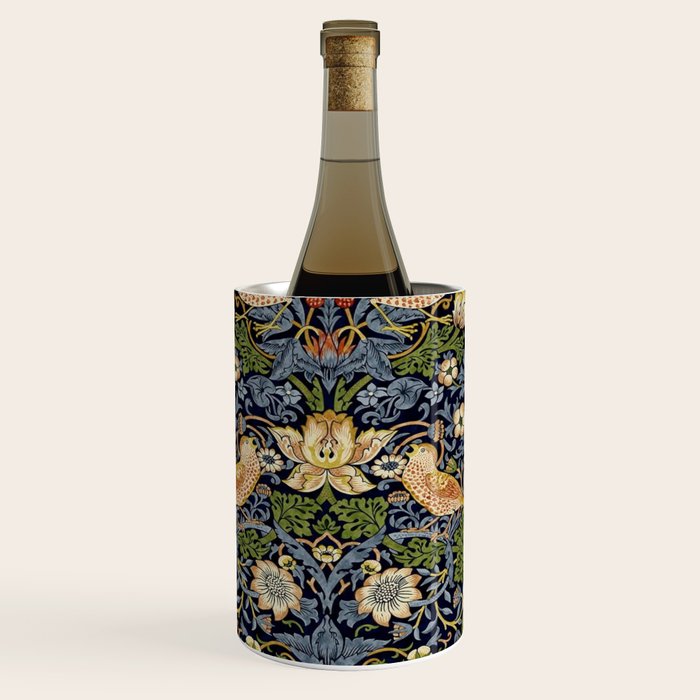 William Morris Strawberry Thief pattern Wine Chiller Gallery Image 2