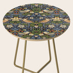 William Morris Strawberry Thief pattern Side Table Gallery Image 2