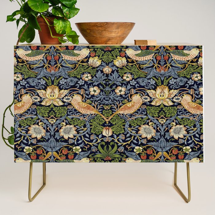 William Morris Strawberry Thief pattern Credenza Gallery Image 1