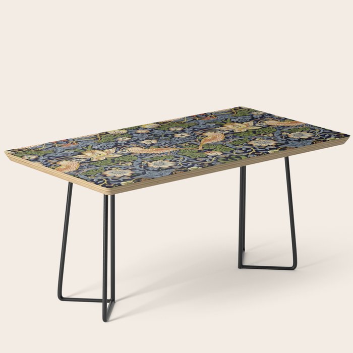 William Morris Strawberry Thief pattern Coffee Table Gallery Image 1