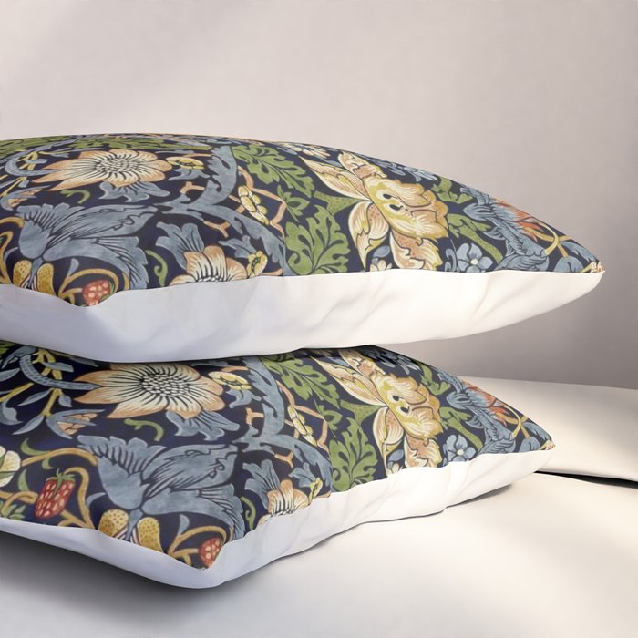 William Morris Strawberry Thief pattern Pillow Sham Gallery Image 3