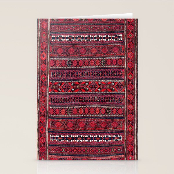 Baluch Southwest Afghanistan Flatweave Print Stationery Card Gallery Image 1