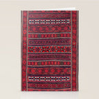 Baluch Southwest Afghanistan Flatweave Print Stationery Card Gallery Image 2