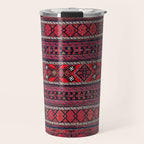 Baluch Southwest Afghanistan Flatweave Print Travel Mug Gallery Image 1