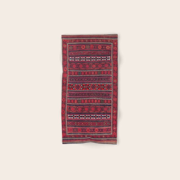 Baluch Southwest Afghanistan Flatweave Print Bath Towel Gallery Image 1
