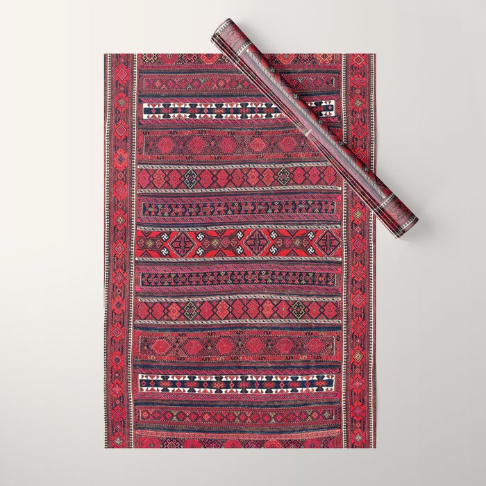 Baluch Southwest Afghanistan Flatweave Print Wrapping Paper Gallery Image 1