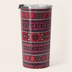 Baluch Southwest Afghanistan Flatweave Print Travel Mug Gallery Image 3