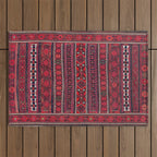 Baluch Southwest Afghanistan Flatweave Print Outdoor Rug Gallery Image 1
