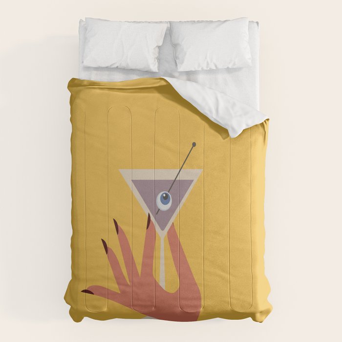 Vodka Martini - Boo Drink Comforter Gallery Image 6