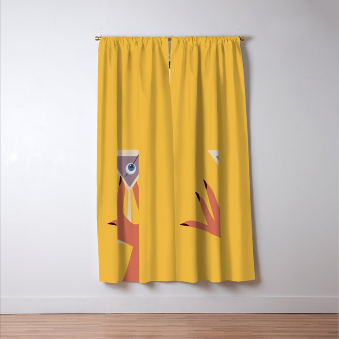 Vodka Martini - Boo Drink Window Curtain Gallery Image 3