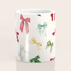 Vintage Christmas Holiday Bows Coffee Mug Gallery Image 4