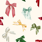 Vintage Christmas Holiday Bows Coffee Mug Gallery Image 2