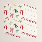 Vintage Christmas Holiday Bows Wrapping Paper Gallery Image 3