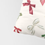 Vintage Christmas Holiday Bows Pillow Sham Gallery Image 4