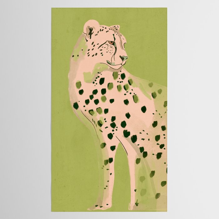 Cheetah 12 Tablecloth Gallery Image 2