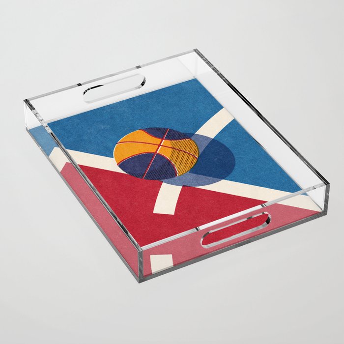 BALLS - Basketball - Street - II Acrylic Tray Gallery Image 1