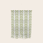 Scandinavian Mid Century Pattern Green Wall Hanging Gallery Image 1