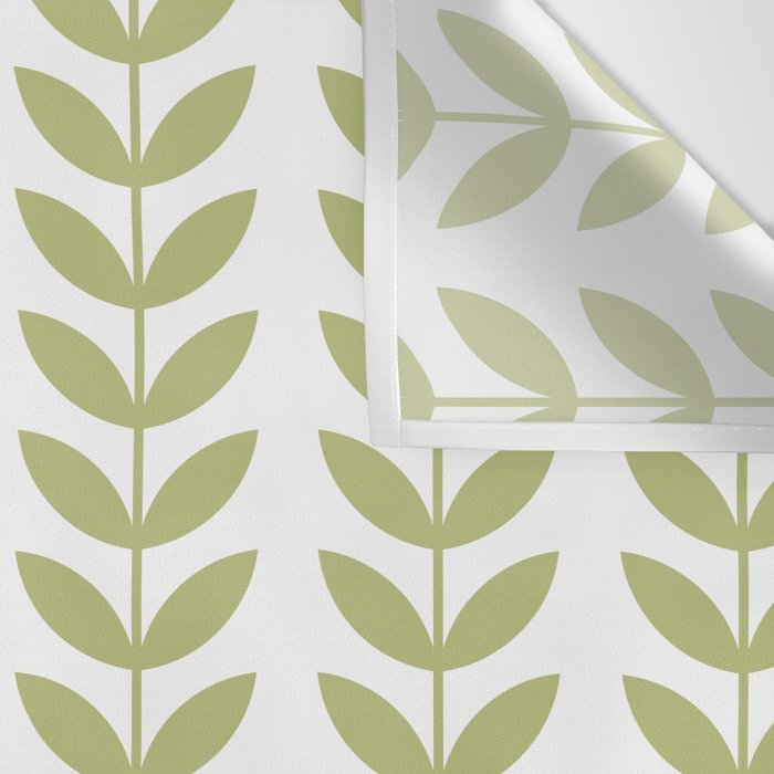 Scandinavian Mid Century Pattern Green Wall Tapestry Gallery Image 3