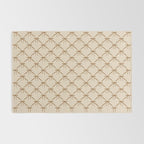 Bows & Ribbons Pattern LVI Neutral Beige Rug Gallery Image 2