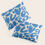 Abstract organic nature shape art pattern Pillow Sham Gallery Image 3