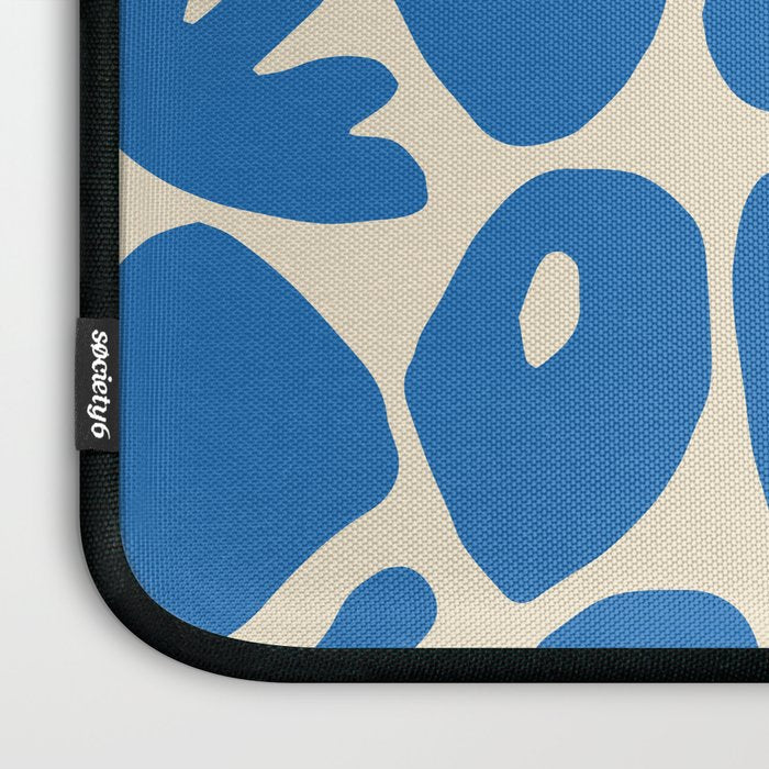 Abstract organic nature shape art pattern Laptop Sleeve Gallery Image 3