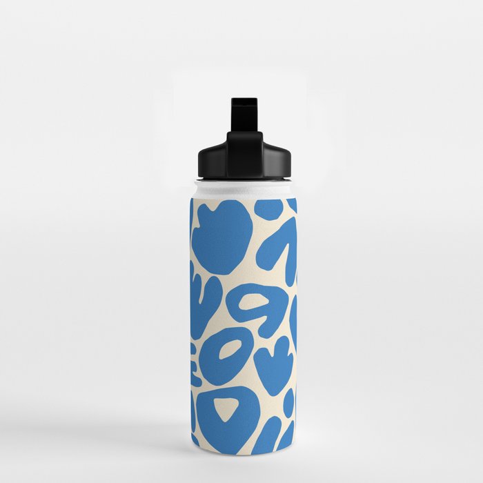 Abstract organic nature shape art pattern Water Bottle Gallery Image 2