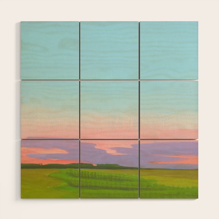 Altus Summer Evening 2 Wood Wall Art Gallery Image 1