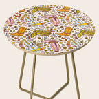 Rainbow Cowboy Boots Print Side Table Gallery Image 2