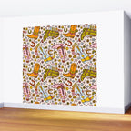 Rainbow Cowboy Boots Print Wall Mural Gallery Image 2