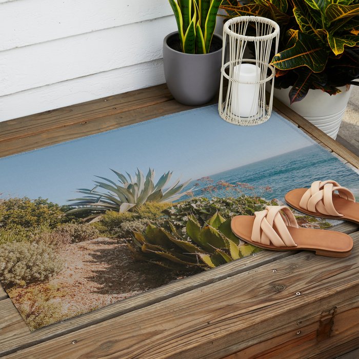 california coast xiii / laguna beach Outdoor Rug Gallery Image 2