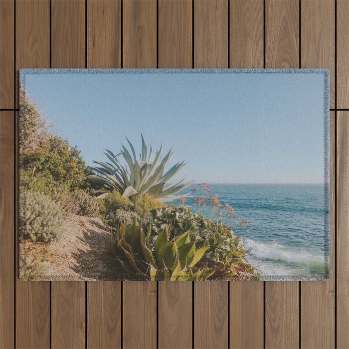 california coast xiii / laguna beach Outdoor Rug Gallery Image 1