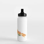 Orange hazy gerbera daisy  Floral spring and summer nature photography  Water Bottle Gallery Image 2