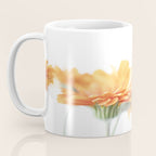 Orange hazy gerbera daisy  Floral spring and summer nature photography  Coffee Mug Gallery Image 3