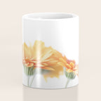 Orange hazy gerbera daisy  Floral spring and summer nature photography  Coffee Mug Gallery Image 4
