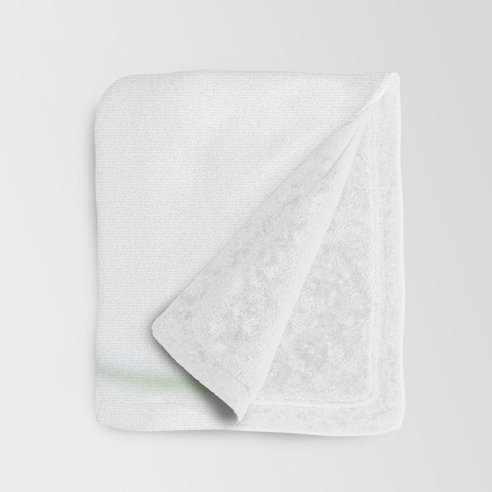 Orange hazy gerbera daisy  Floral spring and summer nature photography  Throw Blanket Gallery Image 3