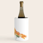 Orange hazy gerbera daisy  Floral spring and summer nature photography  Wine Chiller Gallery Image 3