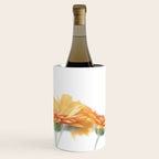 Orange hazy gerbera daisy  Floral spring and summer nature photography  Wine Chiller Gallery Image 1