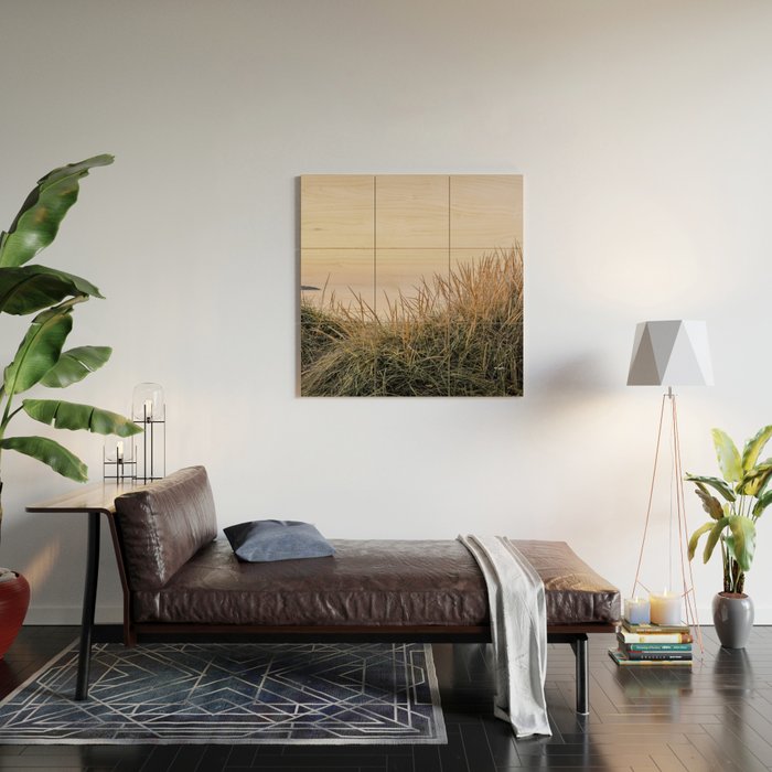 the moments after sunset - nature photograph beach Wood Wall Art Gallery Image 2