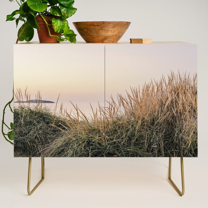 the moments after sunset - nature photograph beach Credenza Gallery Image 1