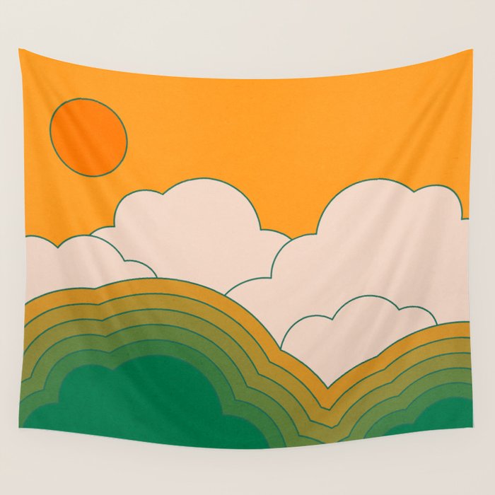 Summer Sky Wall Tapestry Gallery Image 1