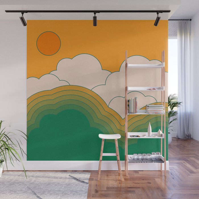 Summer Sky Wall Mural Gallery Image 1