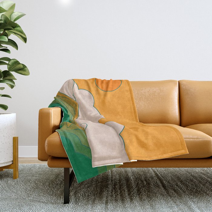 Summer Sky Throw Blanket Gallery Image 1