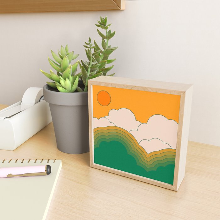 Summer Sky Mini Art Print Gallery Image 2