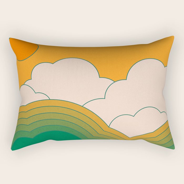 Summer Sky Rectangular Pillow Gallery Image 2